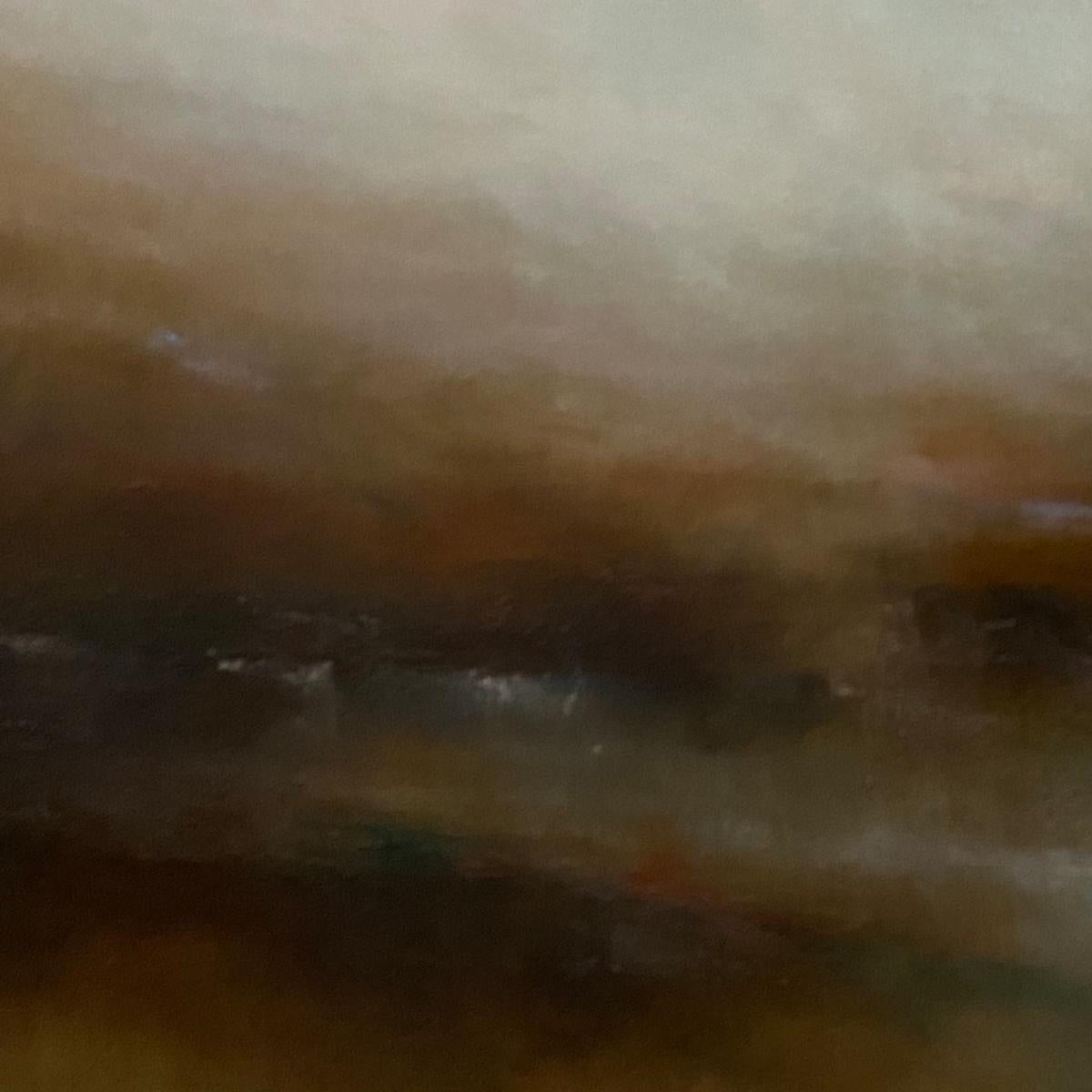 Windy, 60x80cm - Abstract Painting by Elena Troyanskaya 