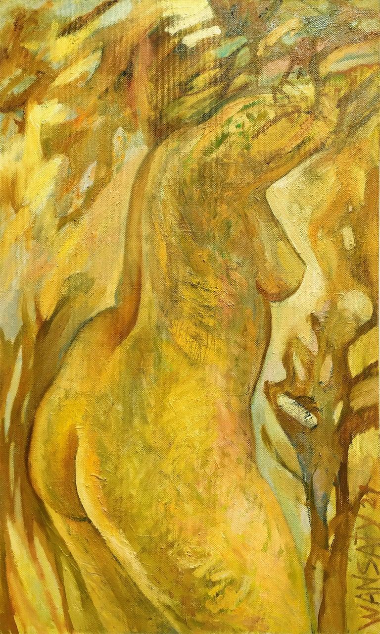 Gelb, 100x60cm – Art von Tatiana Levchenko