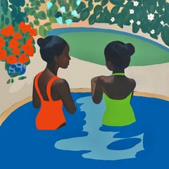 sisterhood , 70x70cm, print on canvas