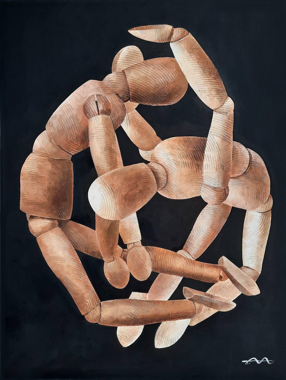 Weightlessness, 100x80cm - Art by Irina Aleksandrova