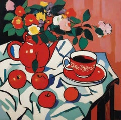 Still life , 70x70cm, print on canvas