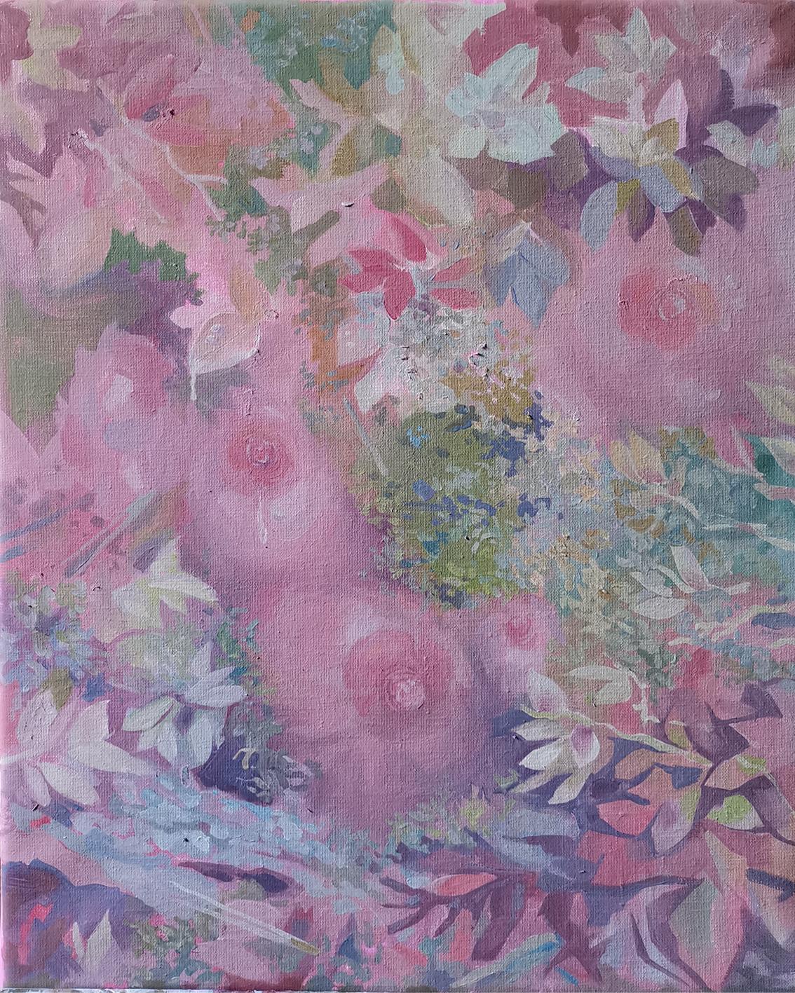 After the rain, 50x40cm, oil/canvas - Painting by Polina Surovova