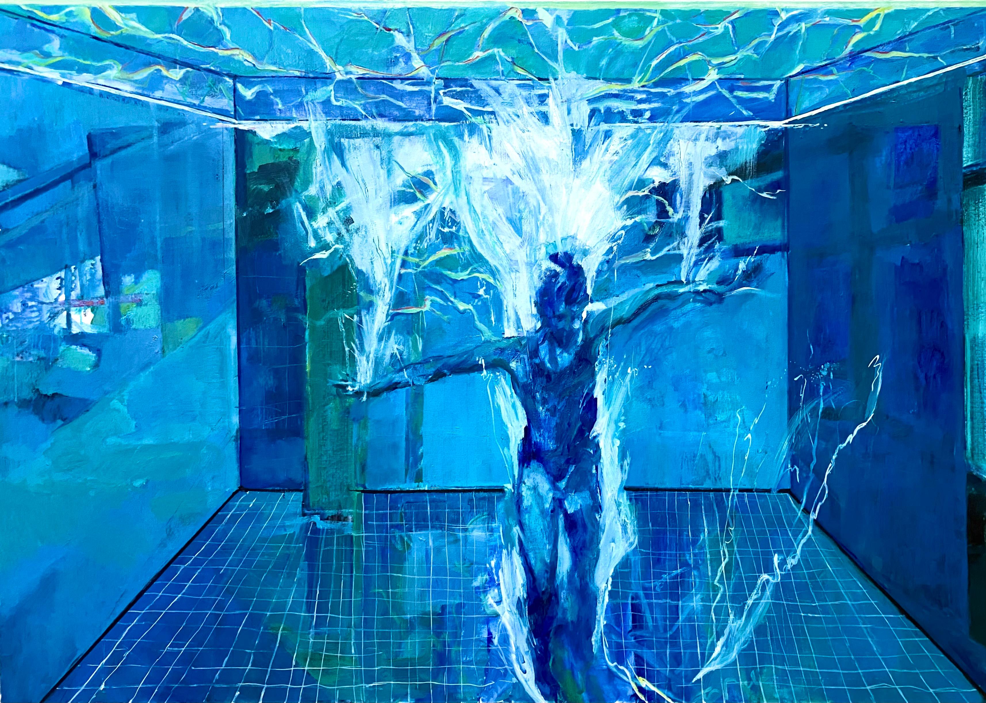 Immersion, 120x170cm, oil/canvas - Art by Veronica Fedortsova