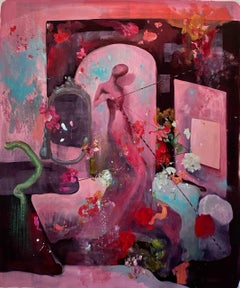 The room cannot stand emptiness, 100x90cm