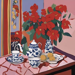 Still life , 70x70cm, print on canvas