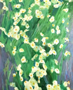Daisies, toile, huile, 80 x70 cm