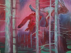 Hare, 100x130cm, oil/canvas