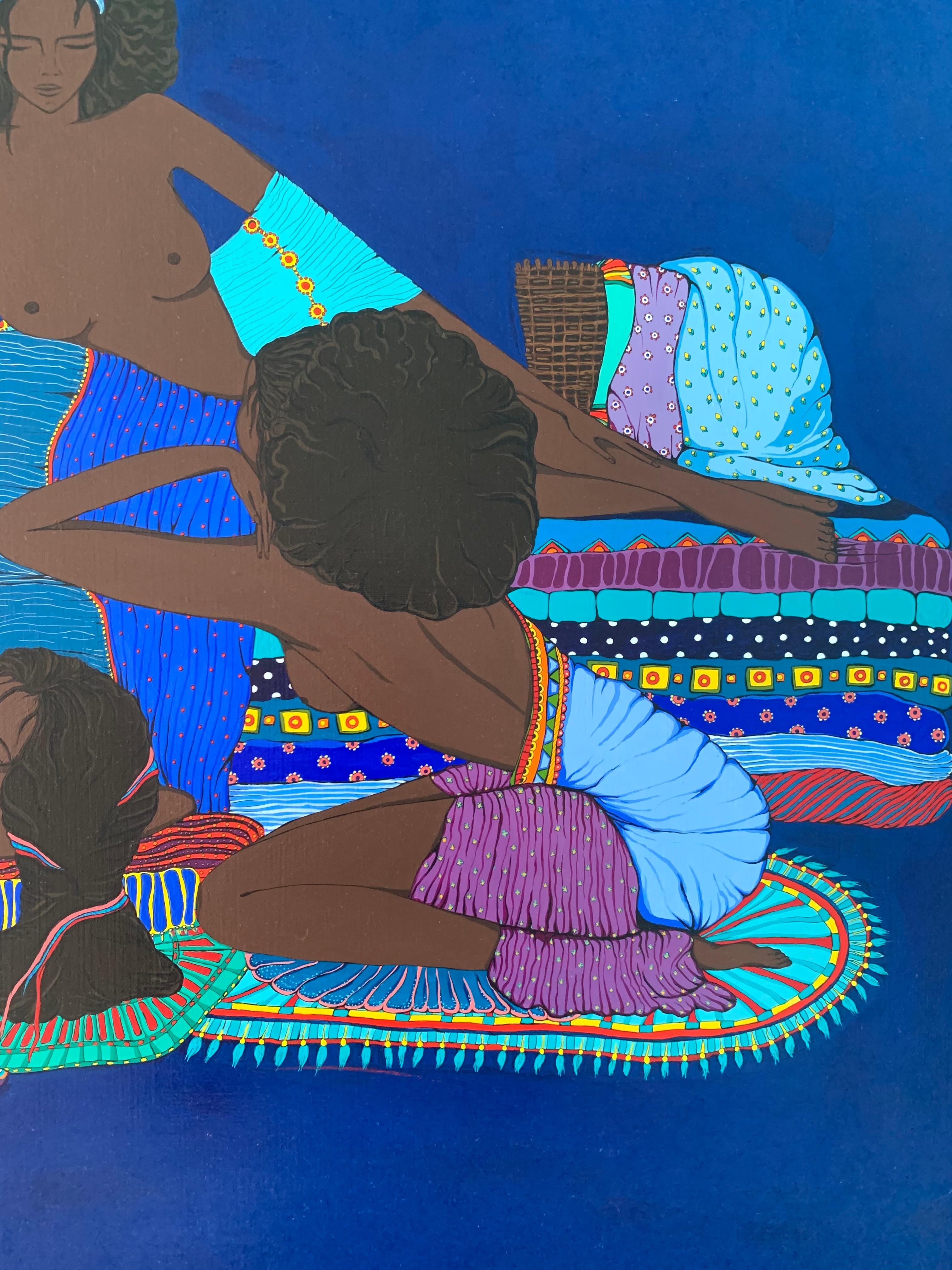 Moyo 80x100cm, tela/tempera in vendita 1