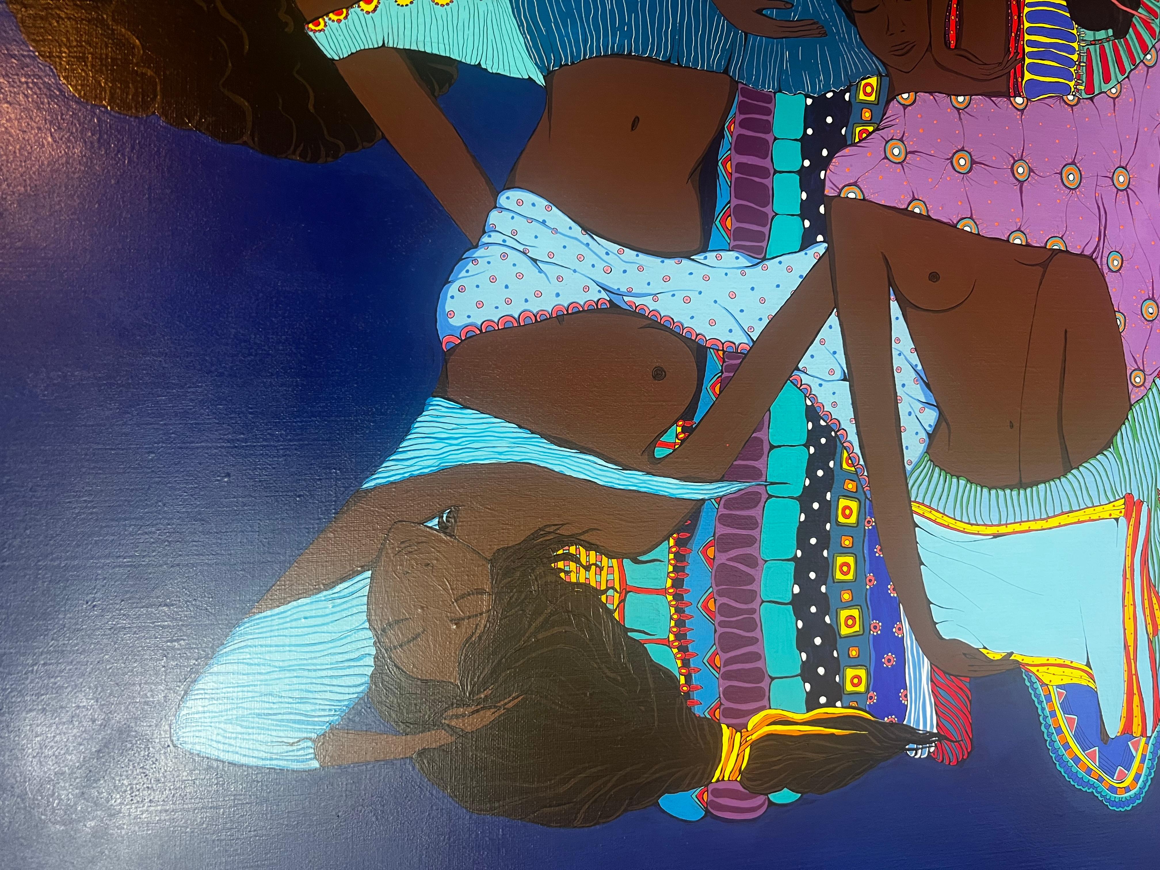 Moyo 80x100cm, tela/tempera in vendita 4