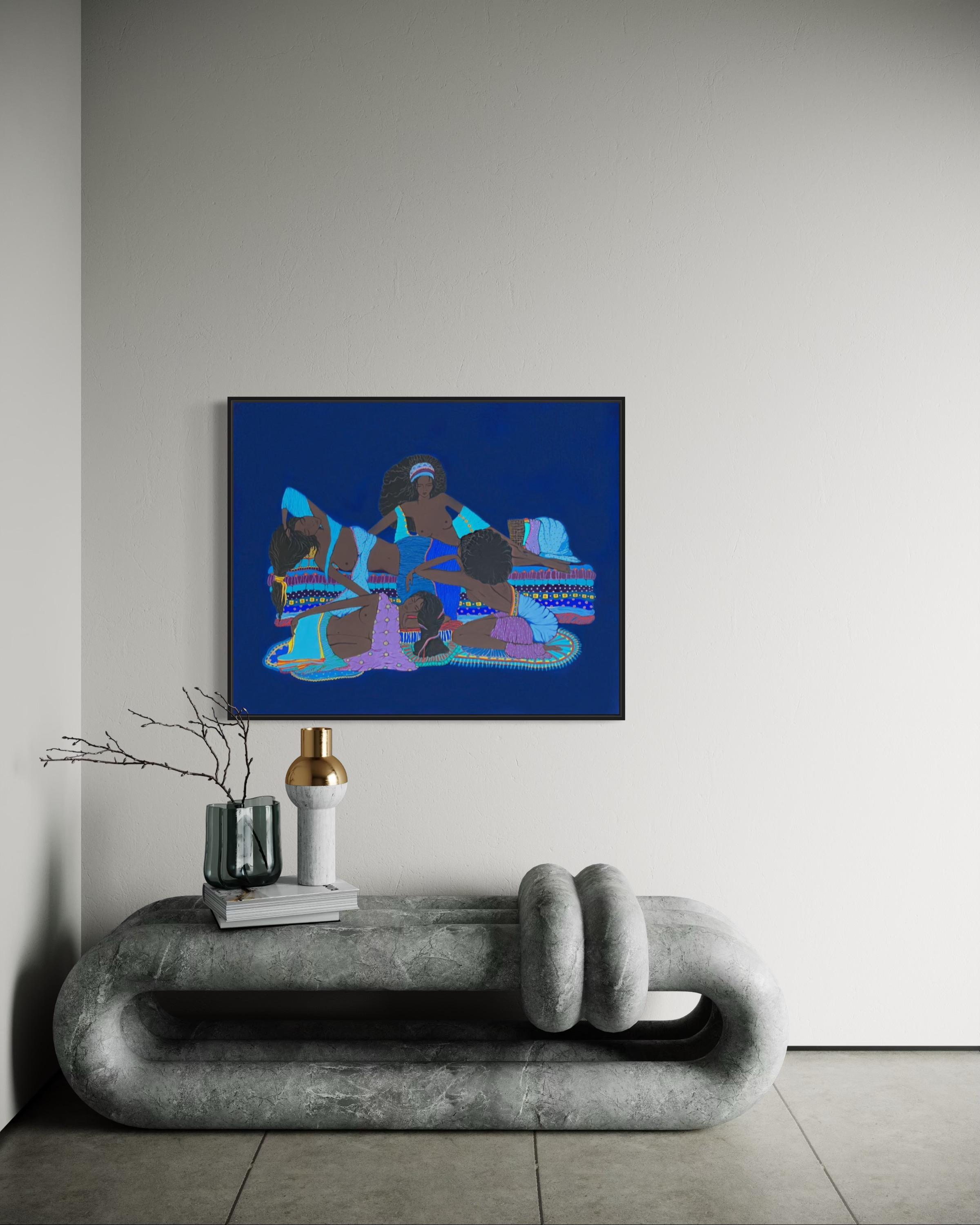 Moyo 80x100cm, tela/tempera in vendita 9