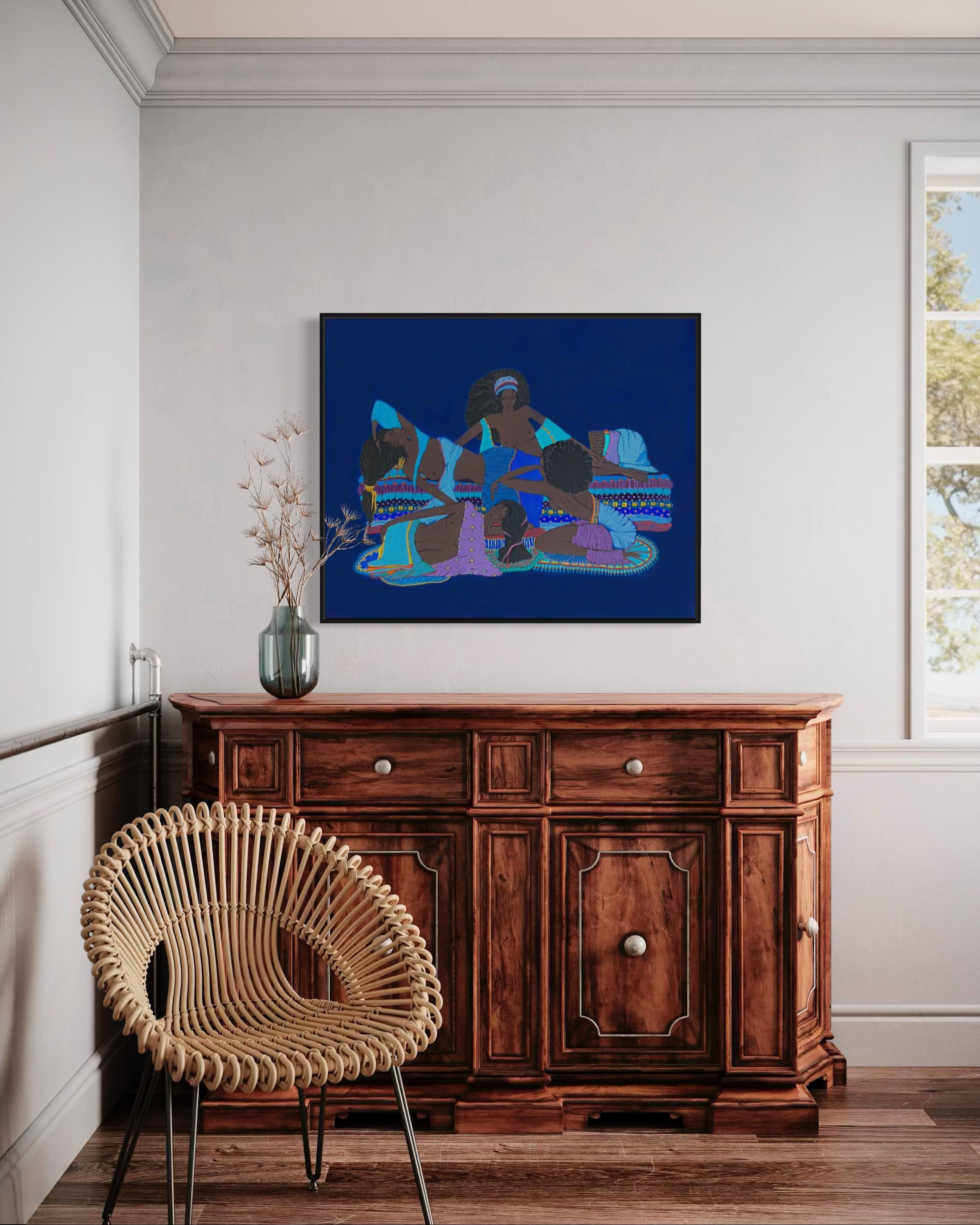 Moyo 80x100cm, tela/tempera in vendita 7