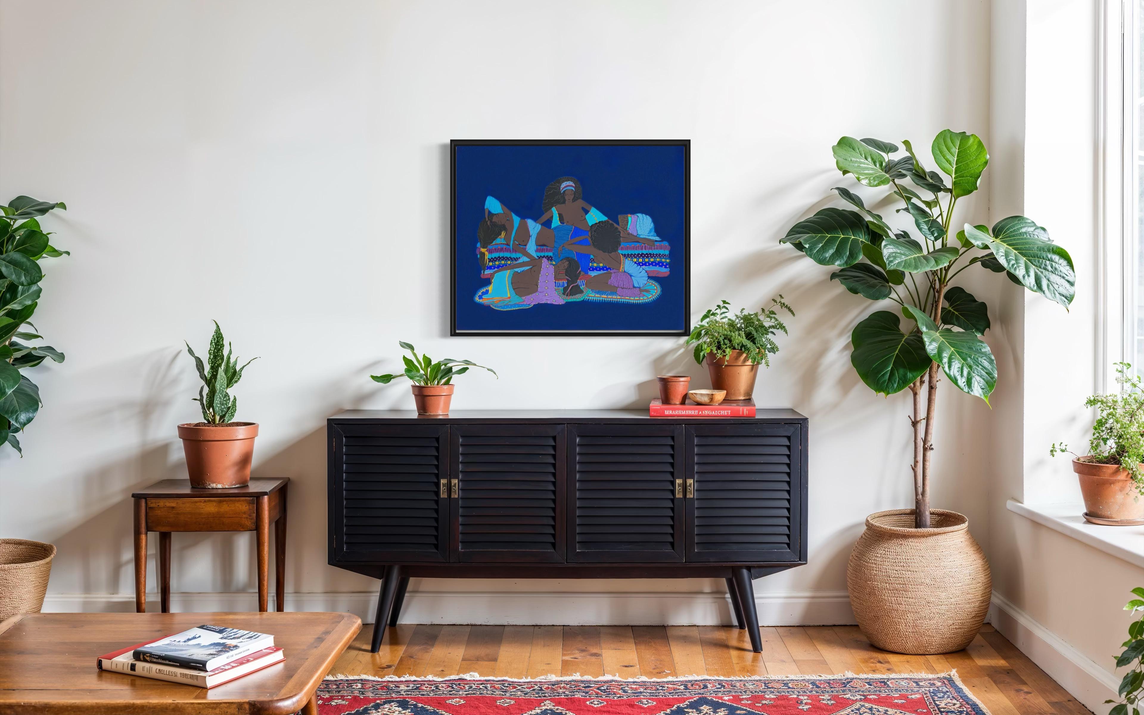 Moyo 80x100cm, tela/tempera in vendita 8