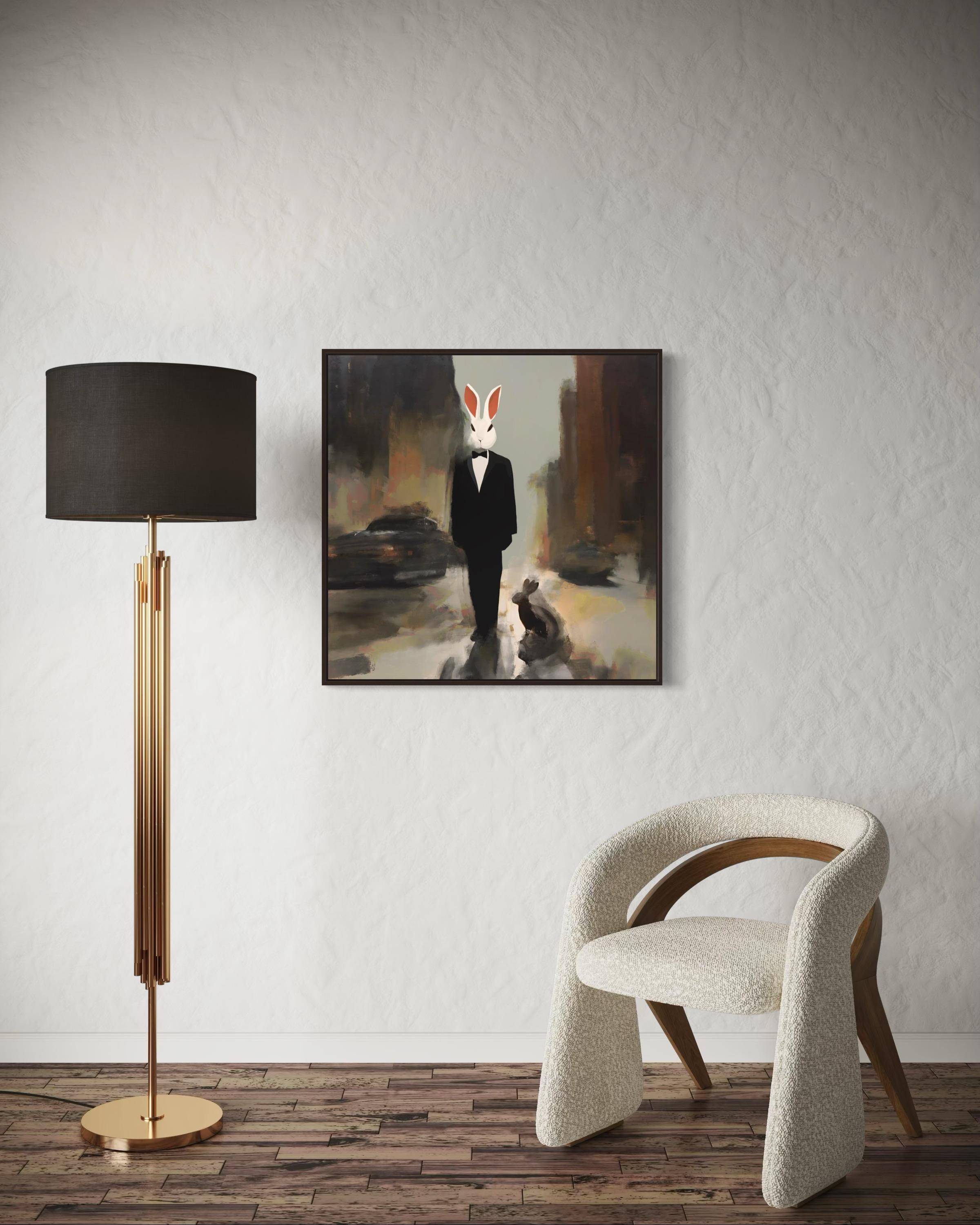 What mask are you wearing? 80x80cm, print on canvas.Edition of 20 pieces For Sale 6