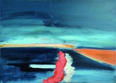 Night field, 50х70 cm, oil, canvas