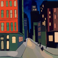 NY, 70x70cm, stampa su tela.Edizione 20 pezzi.