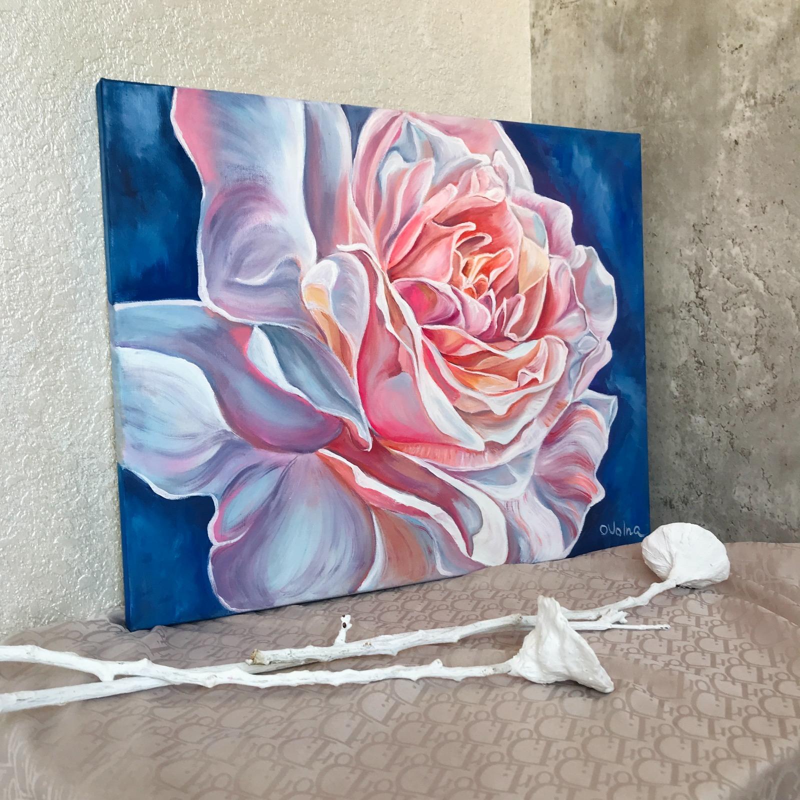Petali che si schiudono, 40*50cm, olio su tela 1