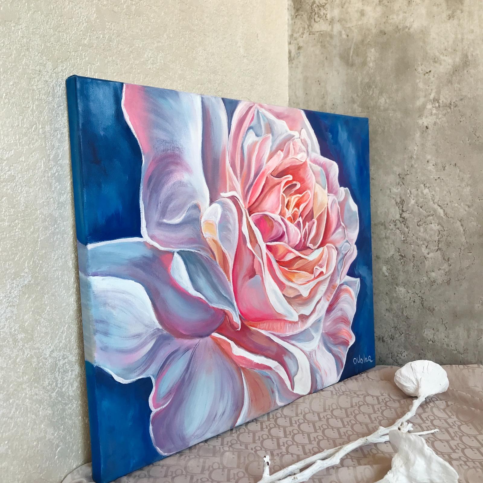 Petali che si schiudono, 40*50cm, olio su tela 2