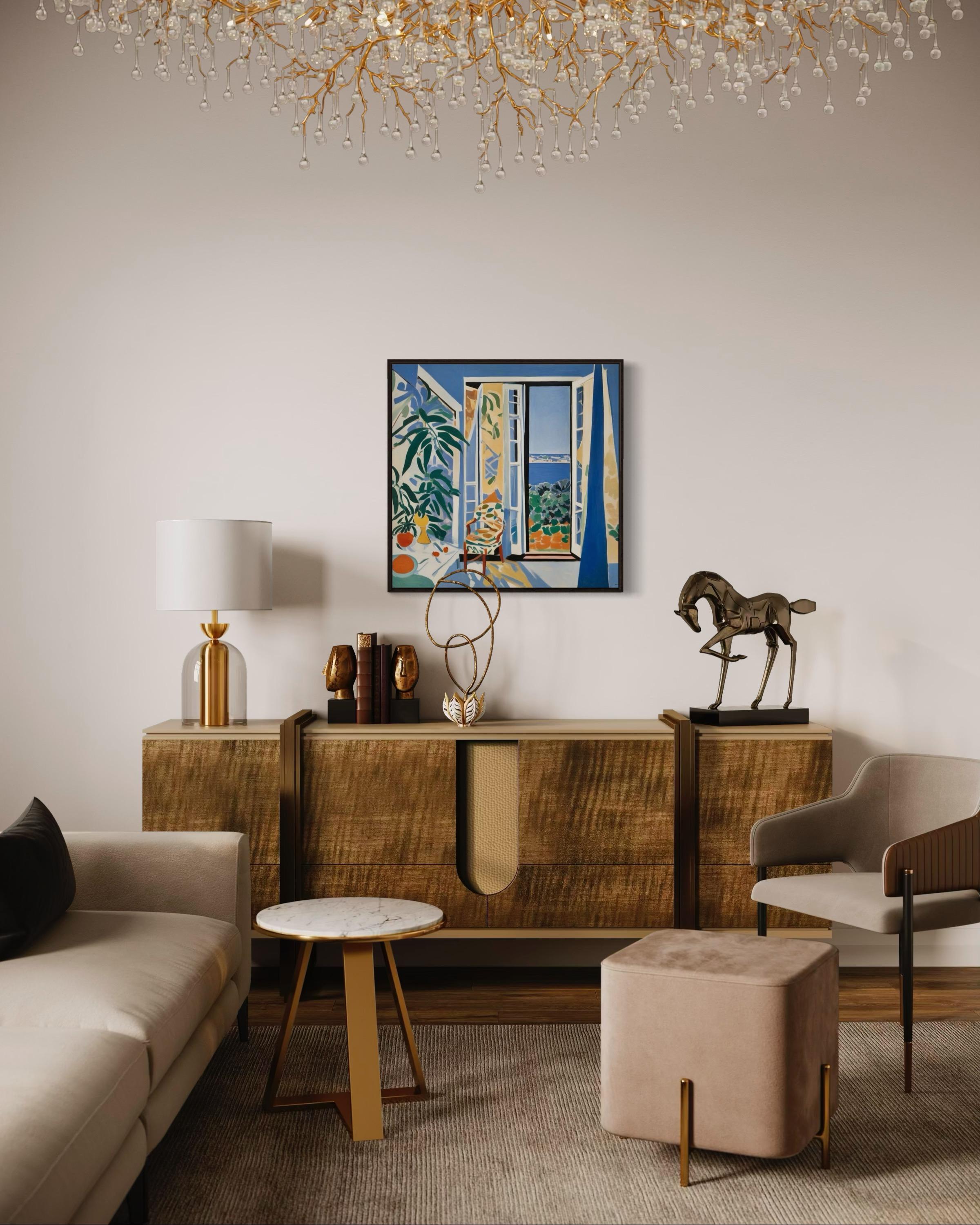 Sol en mi habitación , 70x70cm, impresión sobre lienzo.Edición 20 uds. en venta 2