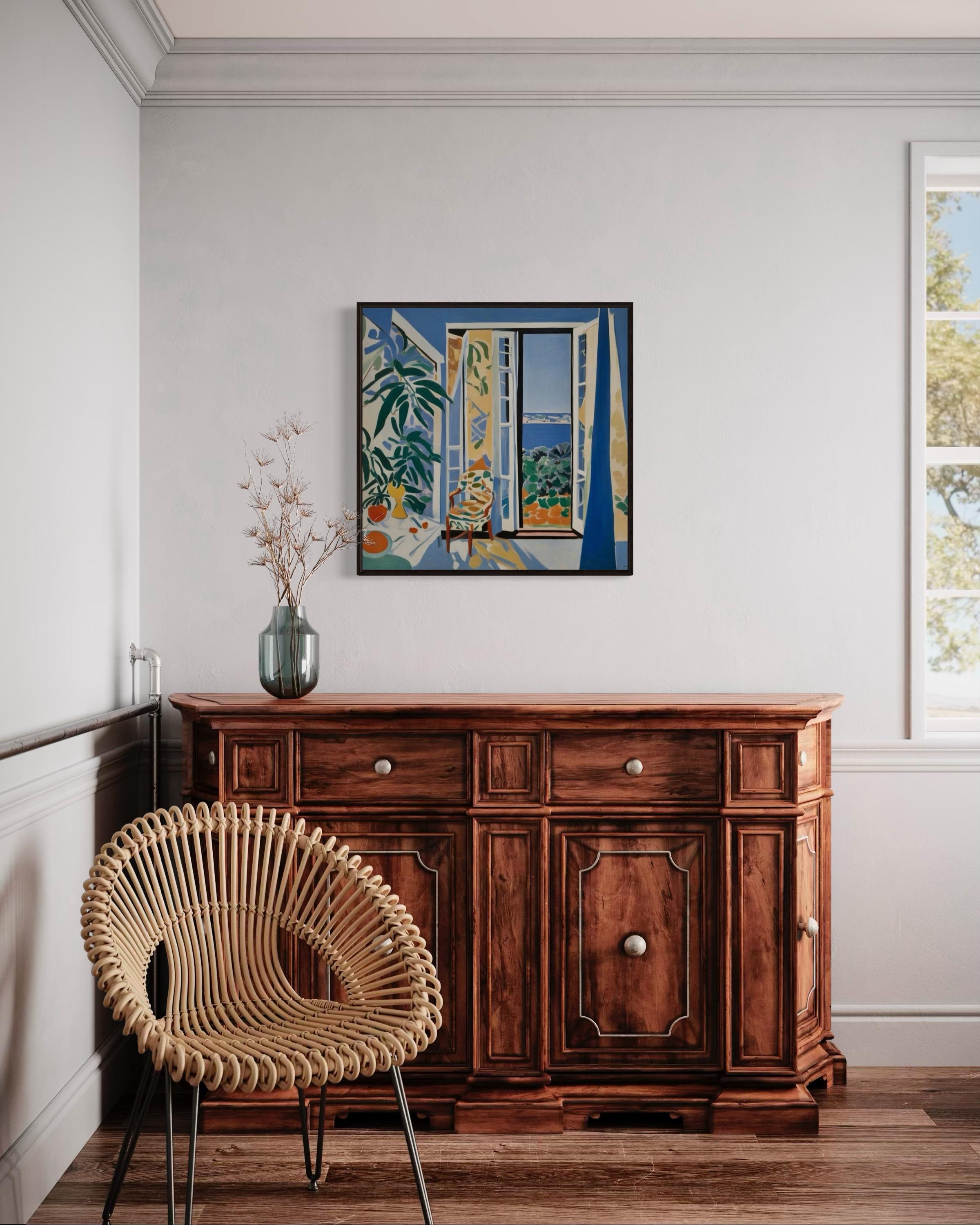 Sol en mi habitación , 70x70cm, impresión sobre lienzo.Edición 20 uds. en venta 1