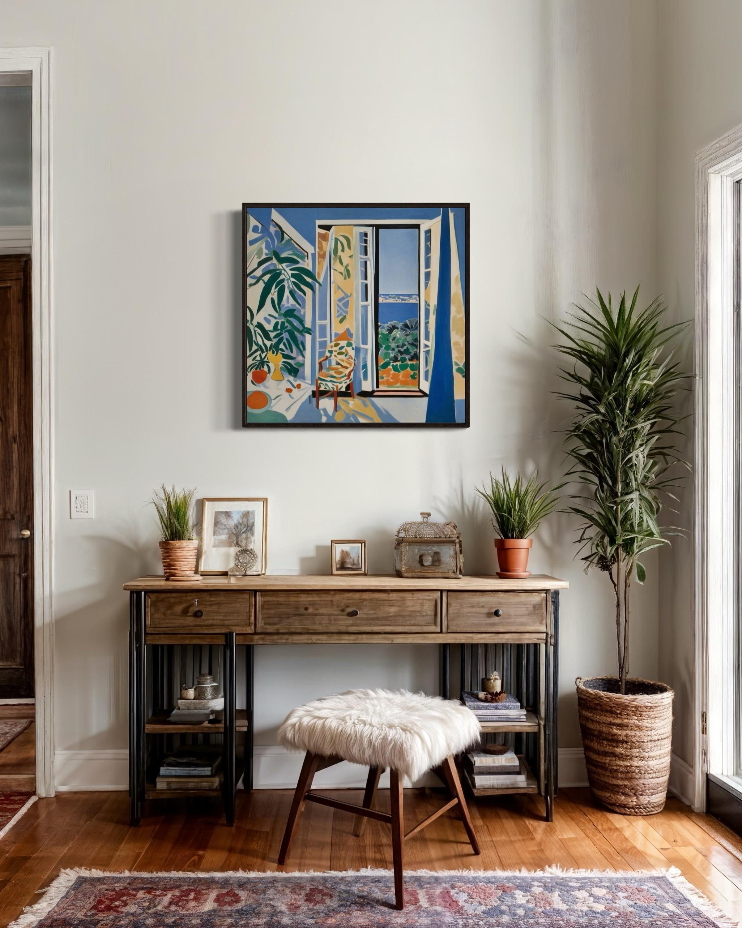Sol en mi habitación , 70x70cm, impresión sobre lienzo.Edición 20 uds. en venta 4
