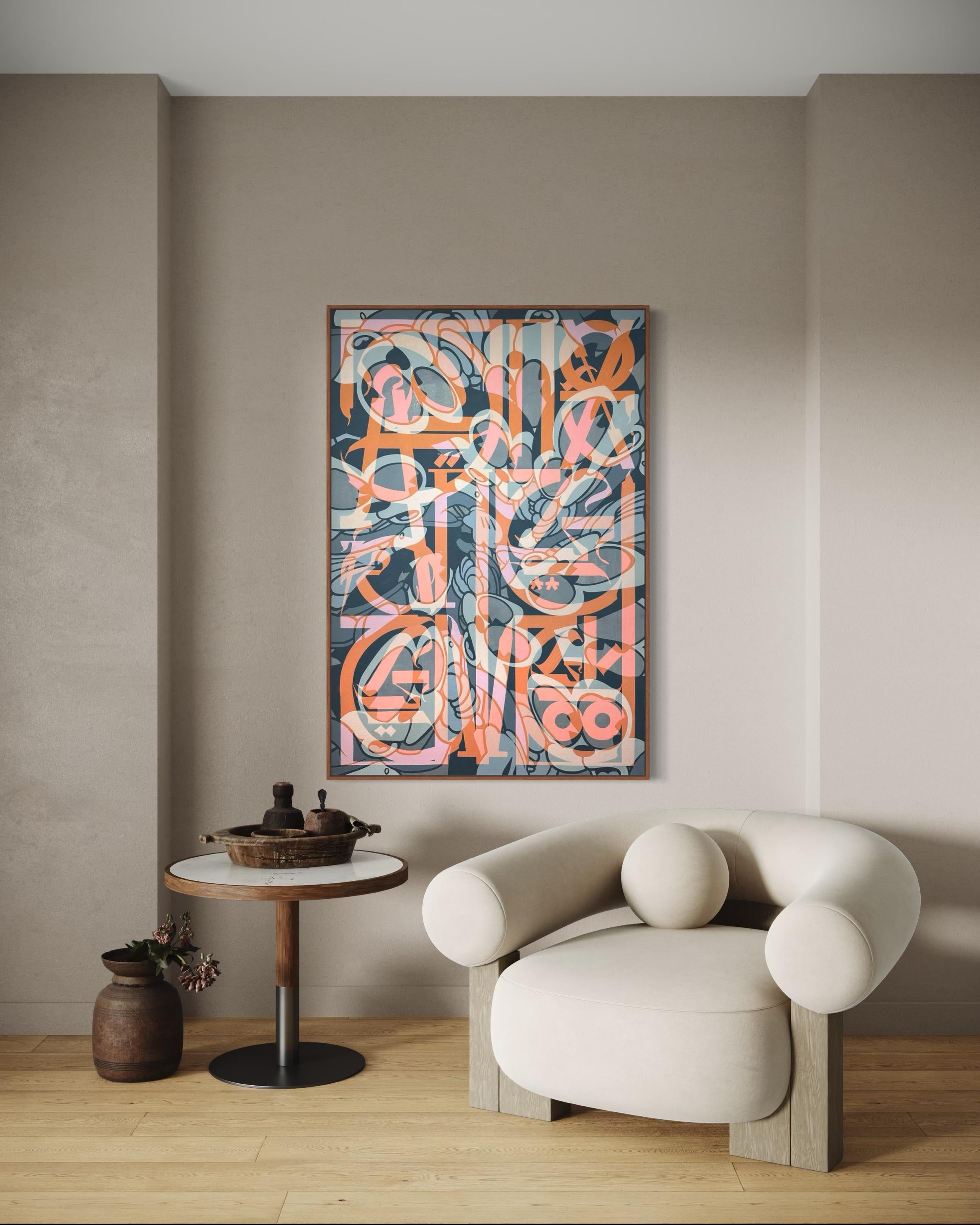 The era of change, 150x100cm, acrylic/canvas For Sale 2