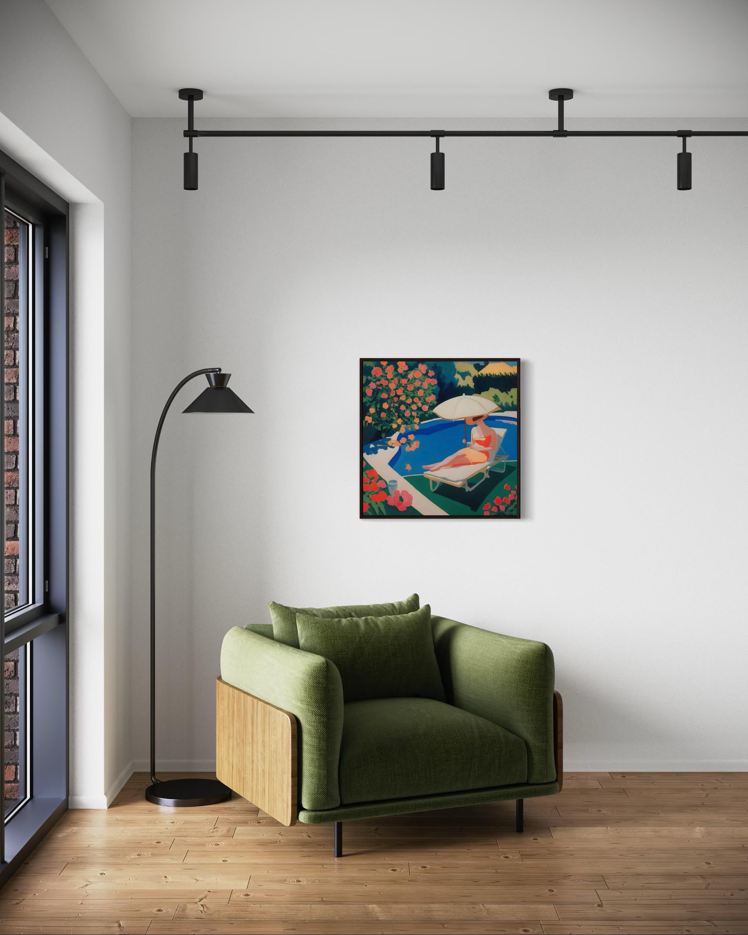 Tiempo de verano , 70x70cm, impresión sobre lienzo.Edición 20 uds. en venta 2