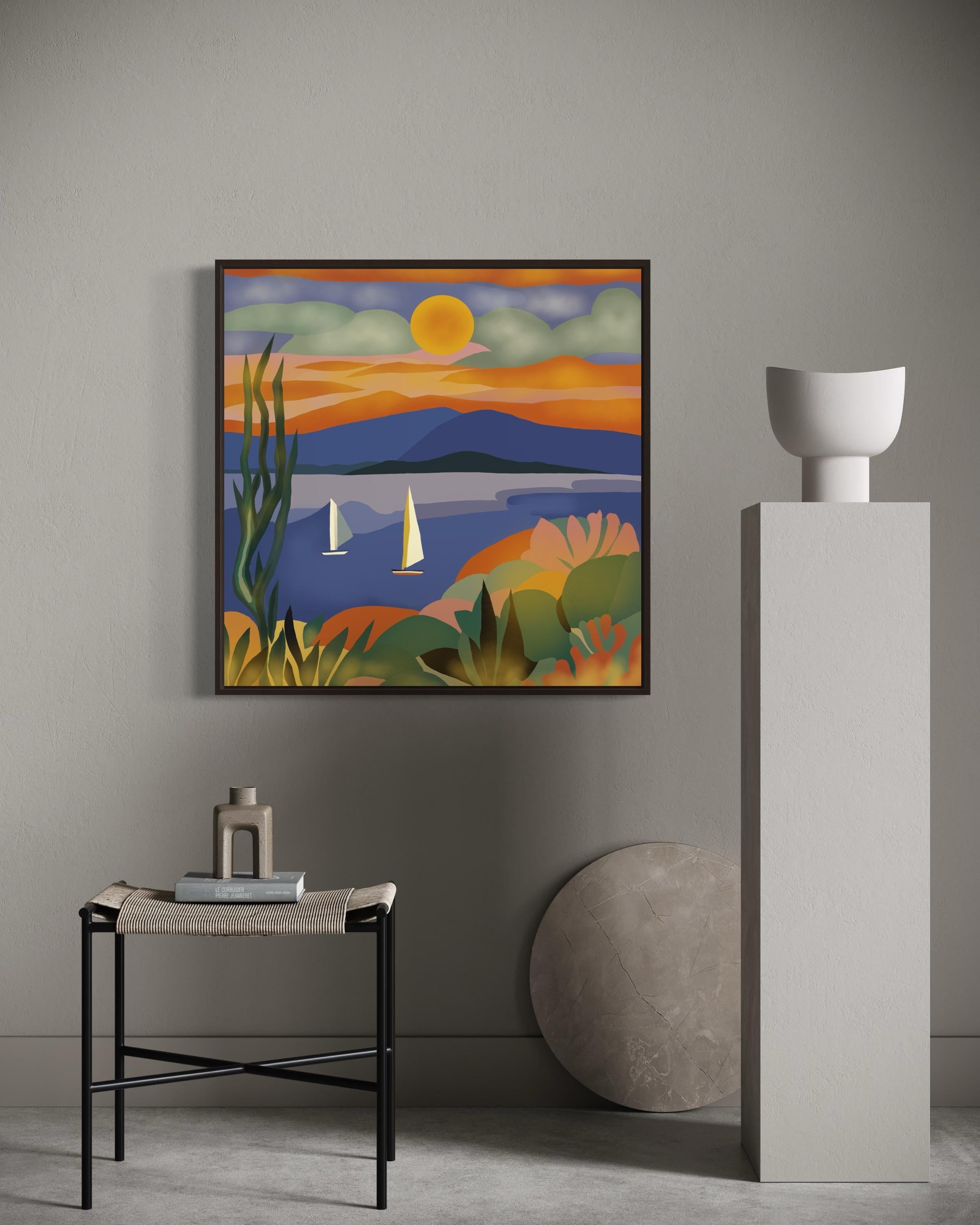 Paisaje marino , 70x70cm, impresión sobre lienzo
Edición 20 uds.