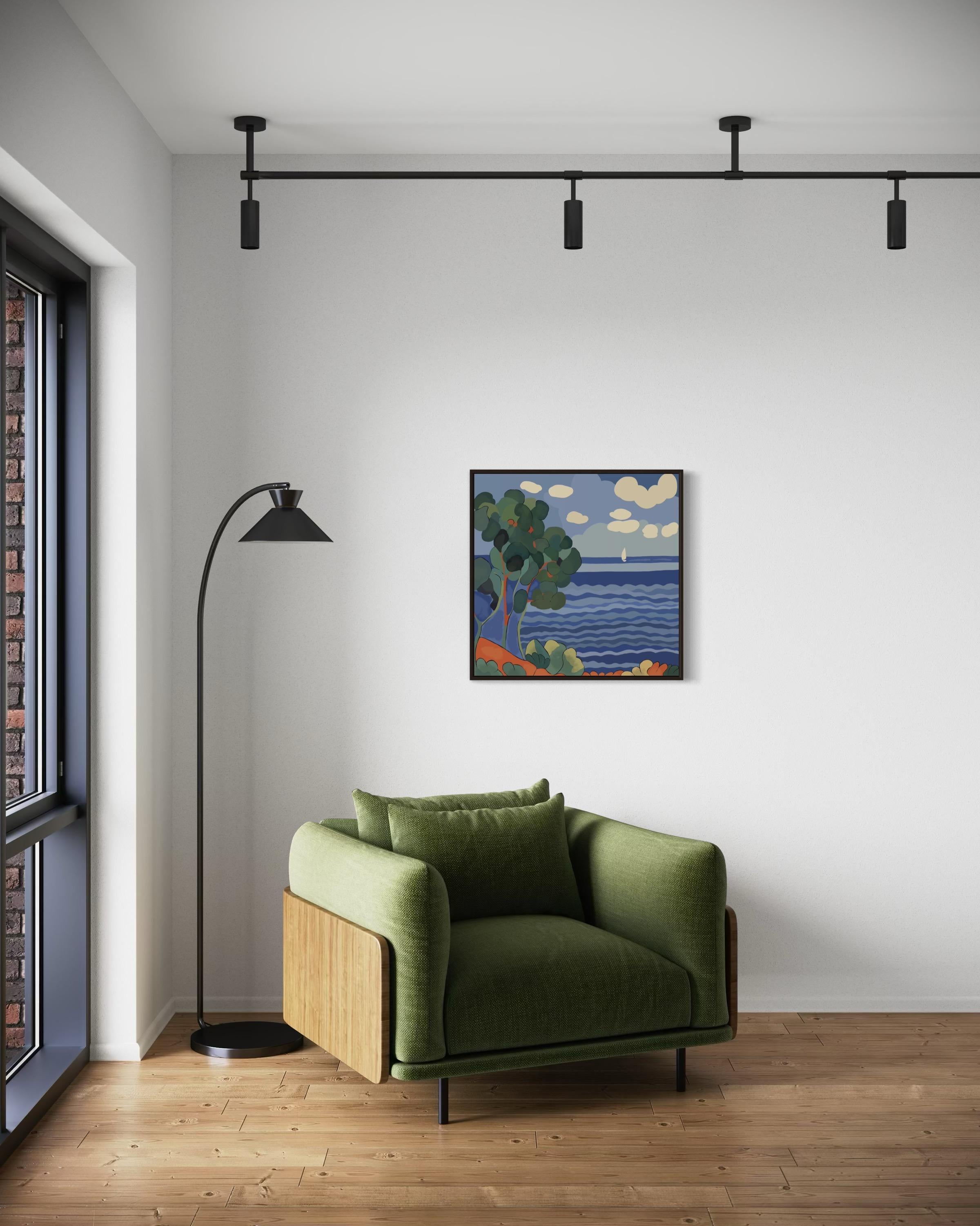 Paisaje marino , 70x70cm, impresión sobre lienzo.Edición 20 uds. en venta 1