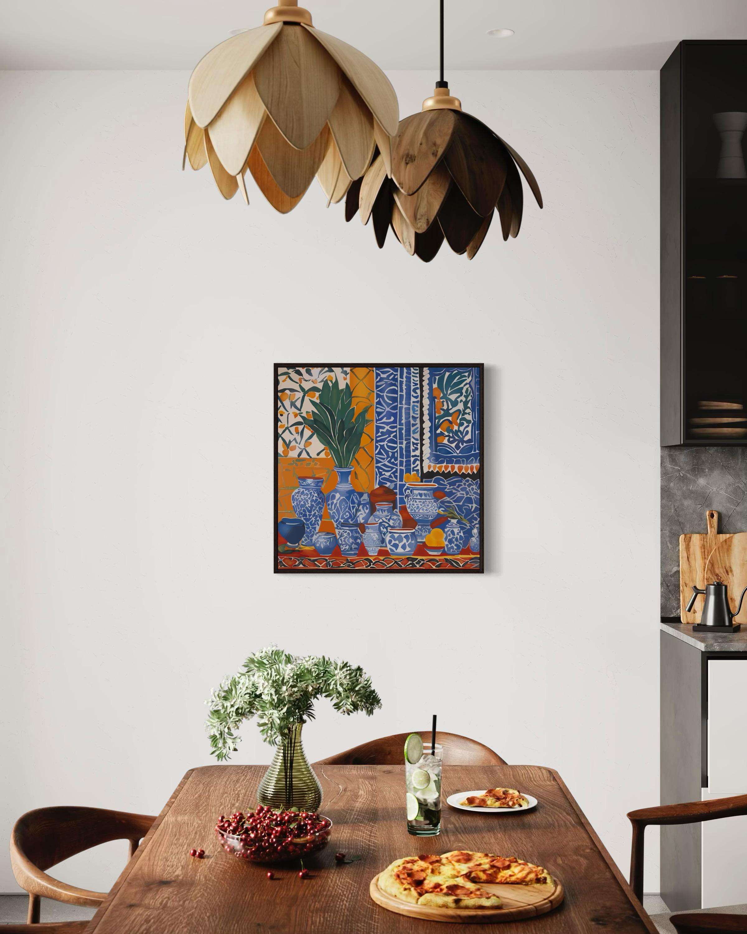 Marruecos , 70x70cm, impresión sobre lienzo.Edición 20 uds. - Print de Nina Tsoriti