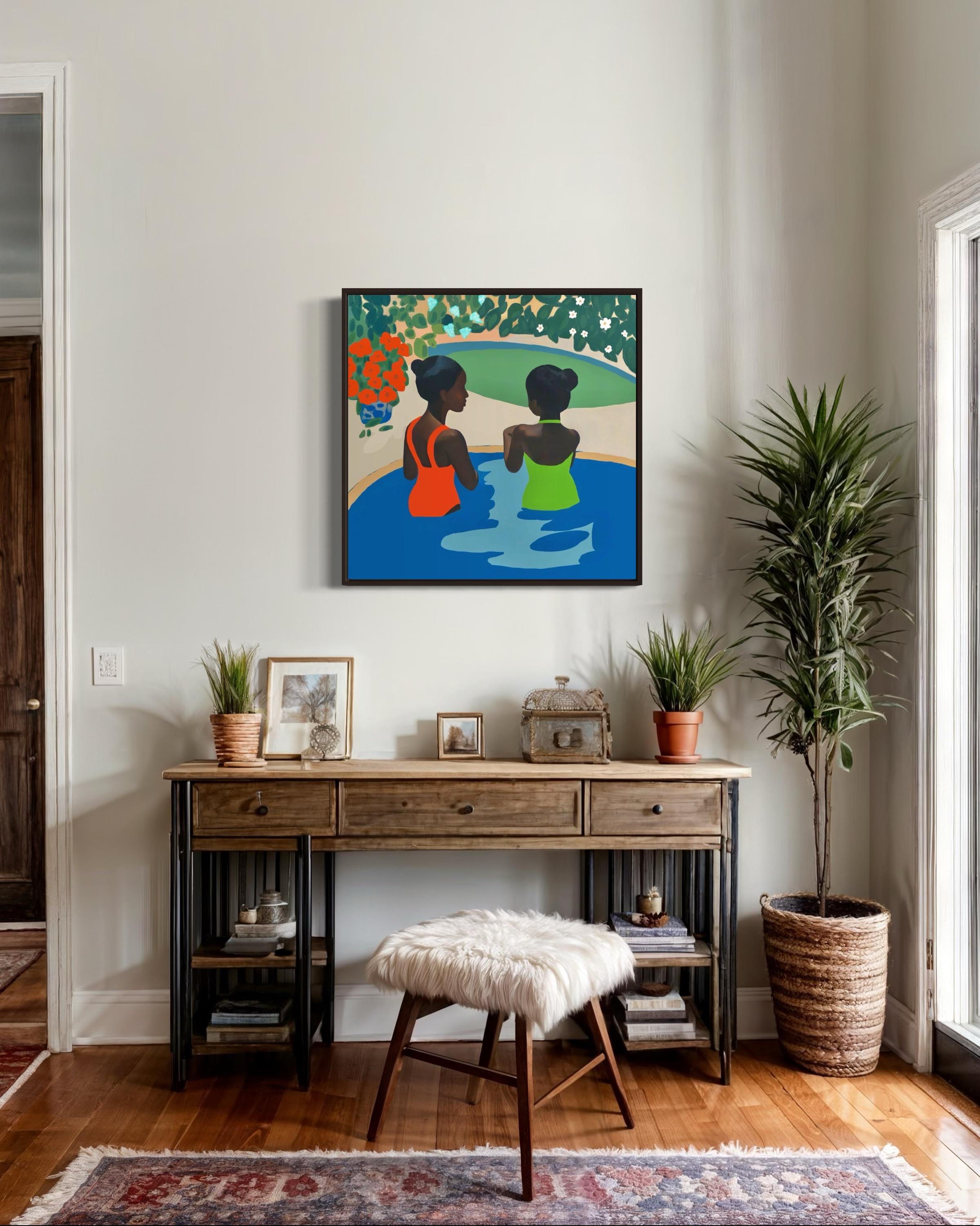 Schwesterhood , 70x70cm, Druck auf Leinwand
Auflage 20 Stück.