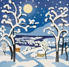 Noche de Navidad , 70x70cm, impresión sobre lienzo.Edición 20 uds.