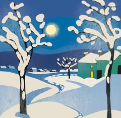 Noche de Navidad , 70x70cm, impresión sobre lienzo.Edición 20 uds.