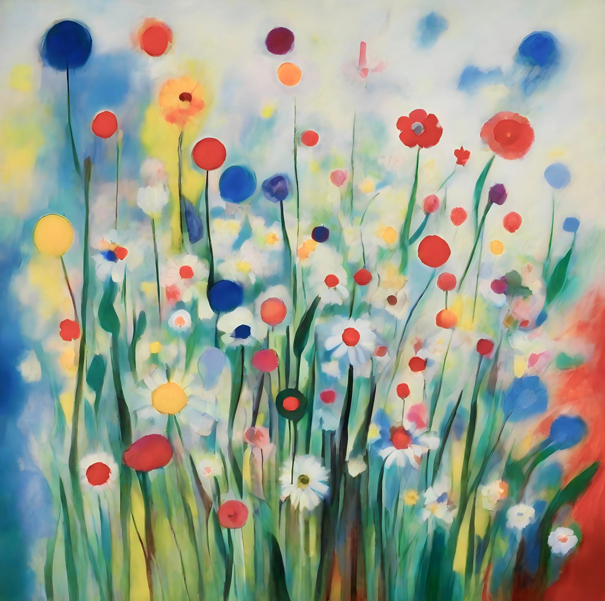 Paisaje , 60x60cm, impresión sobre lienzo.Edición 20 uds. - Art de Nina Tsoriti
