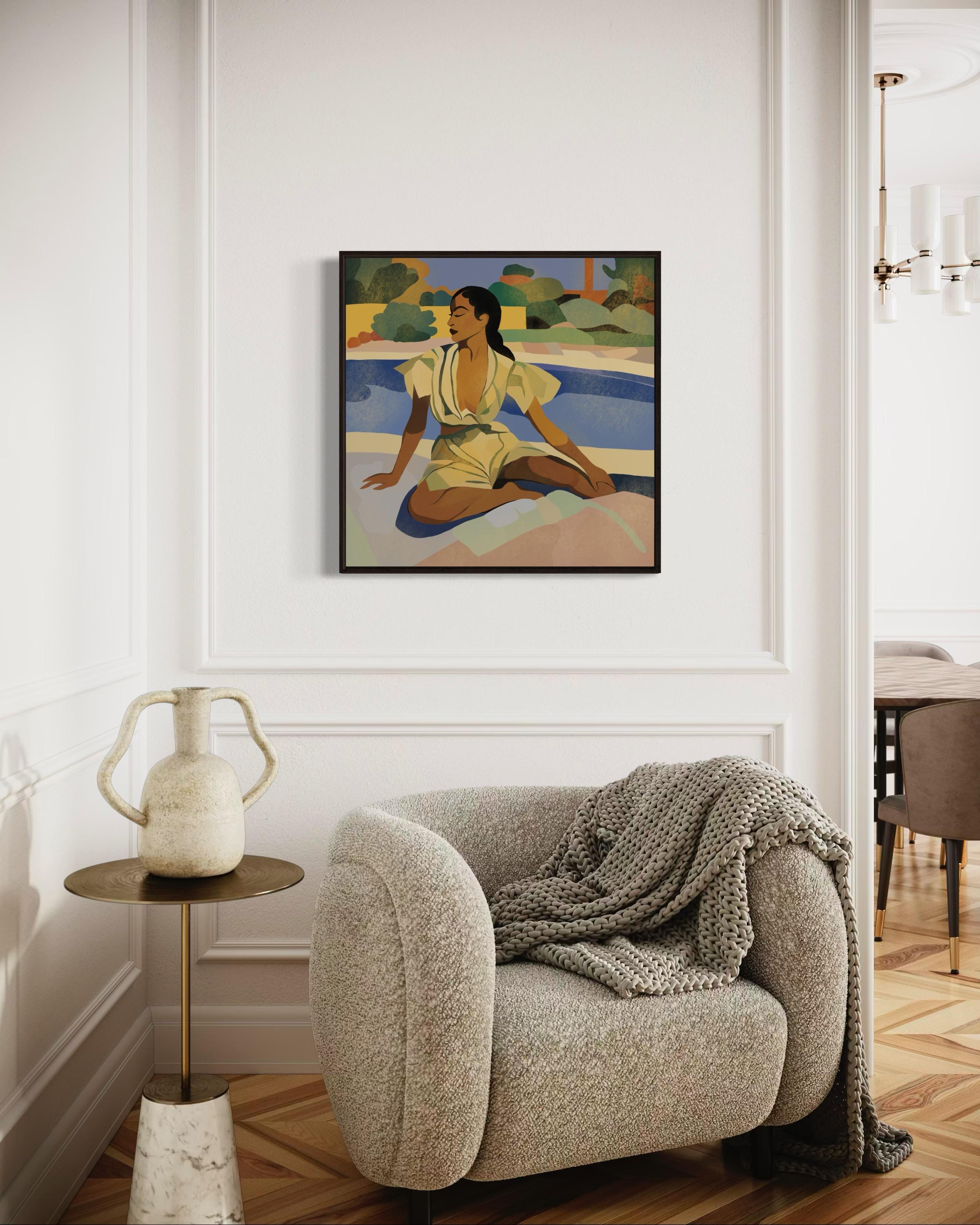 Tempo d'estate , 70x70cm, stampa su tela. Edizione 20 pezzi. in vendita 4