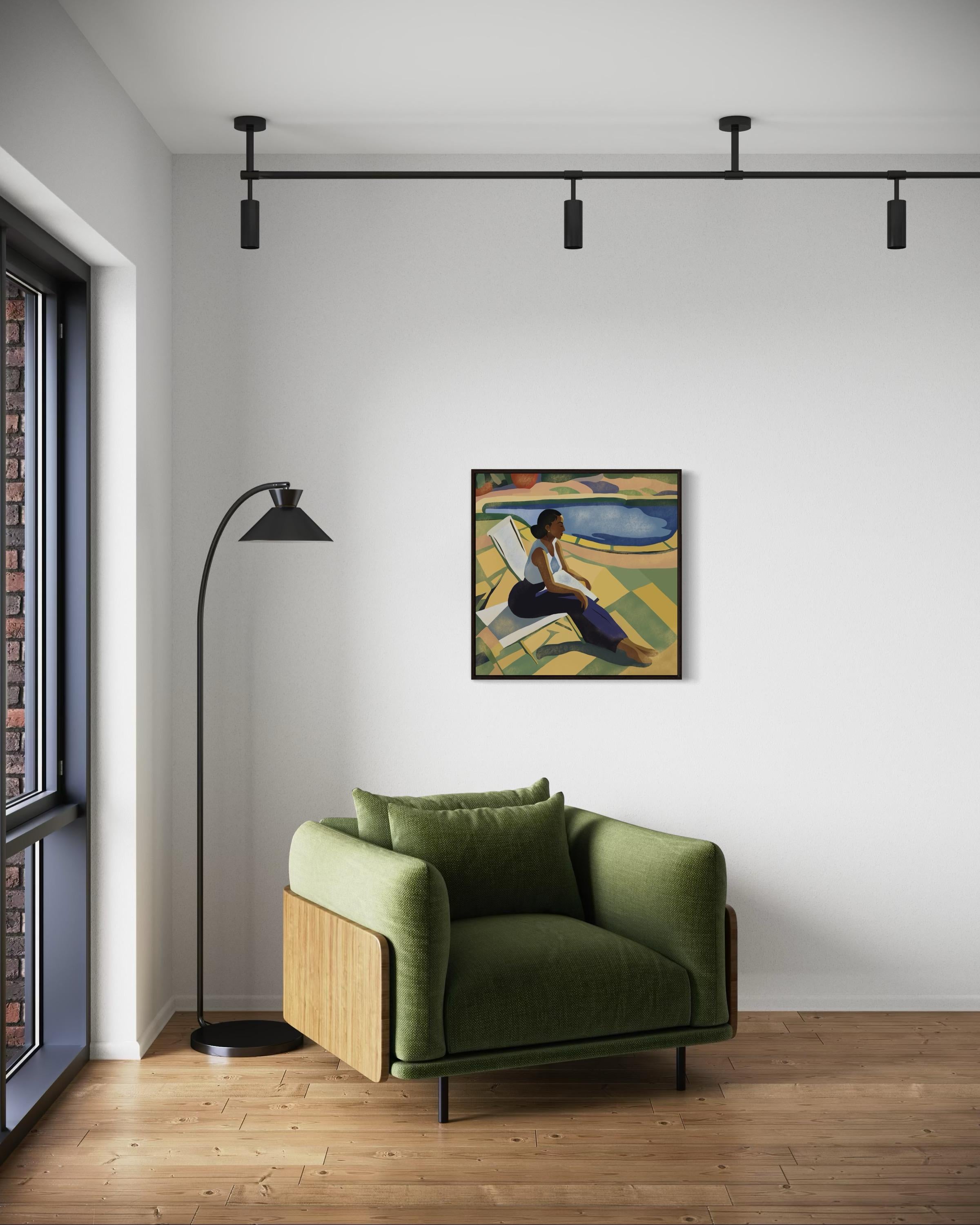 Tempo d'estate , 70x70cm, stampa su tela. Edizione 20 pezzi. in vendita 2
