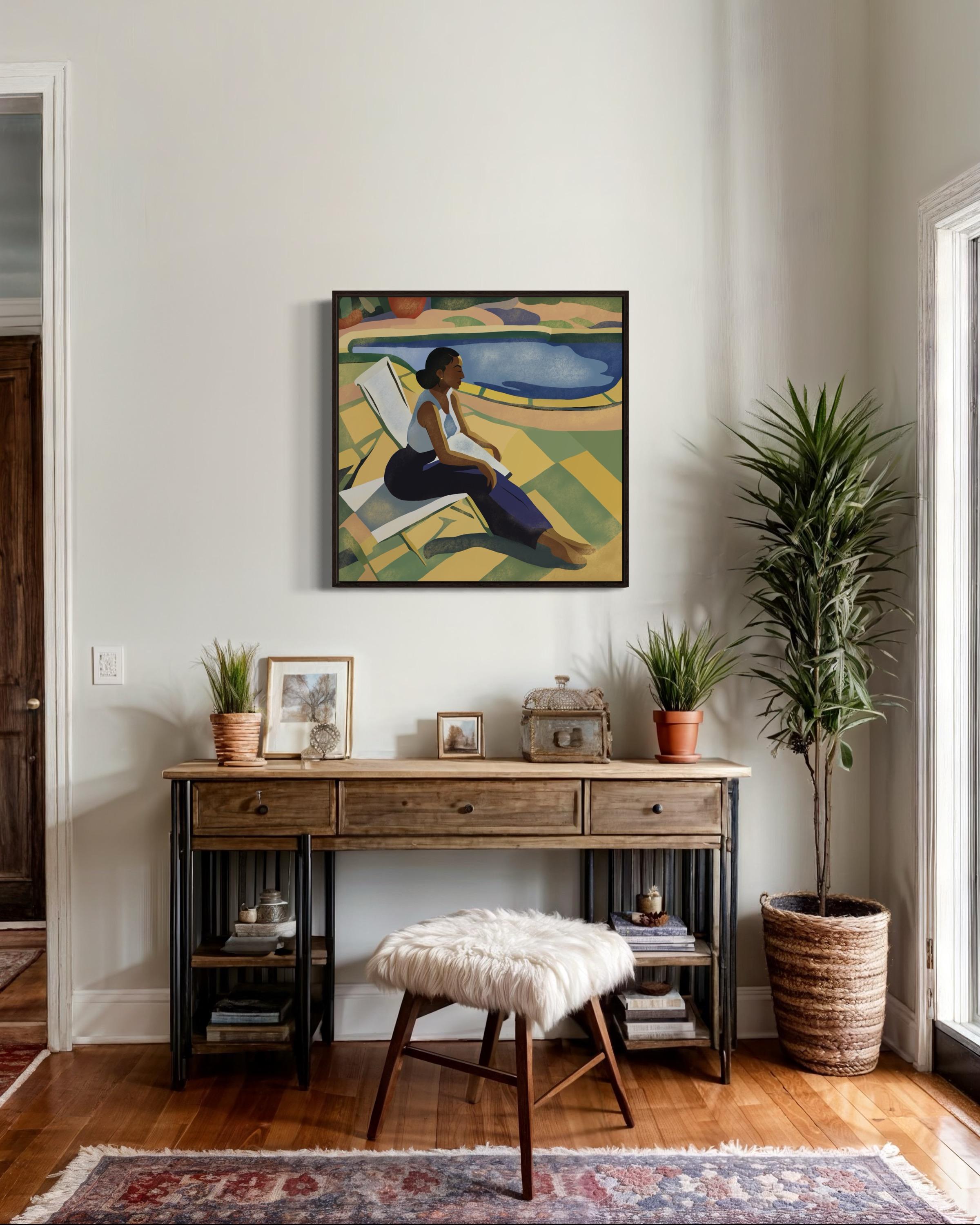 Tempo d'estate , 70x70cm, stampa su tela. Edizione 20 pezzi. in vendita 3