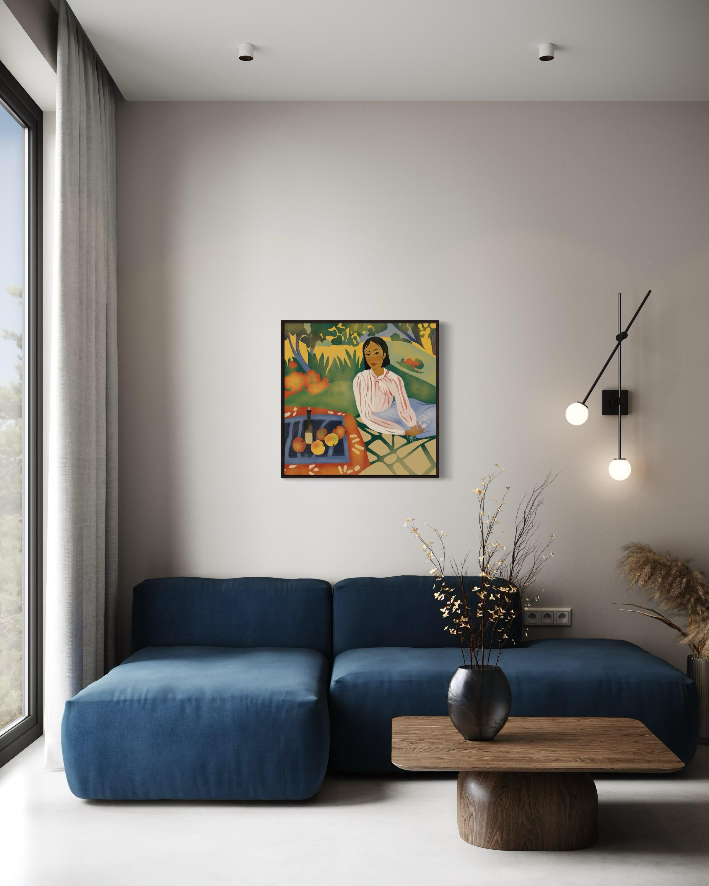 Tempo d'estate , 70x70cm, stampa su tela. Edizione 20 pezzi. in vendita 1