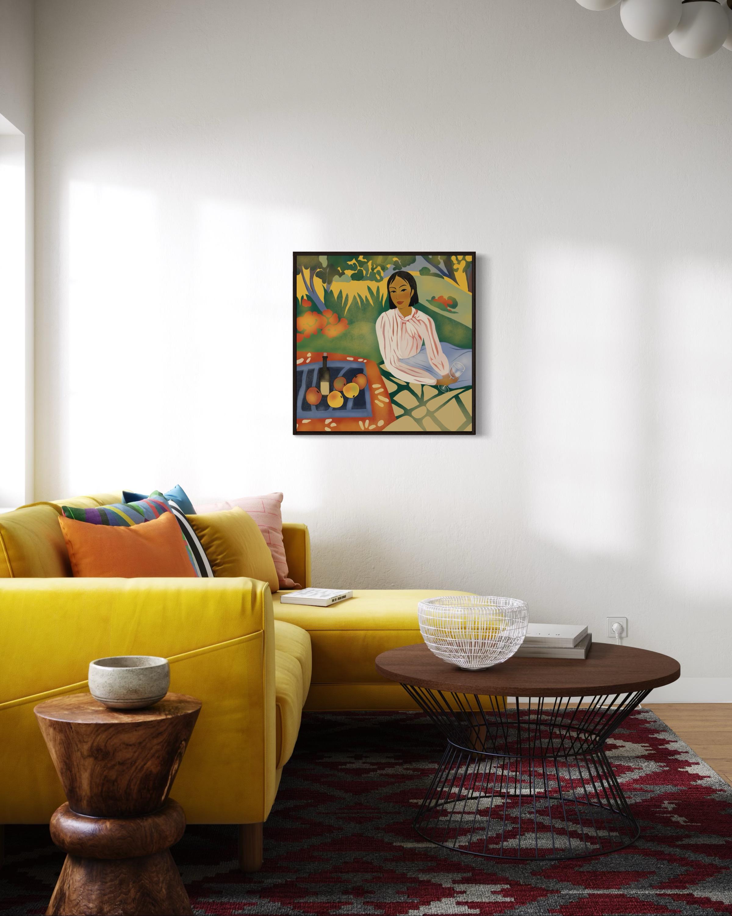 Tempo d'estate , 70x70cm, stampa su tela. Edizione 20 pezzi. in vendita 3