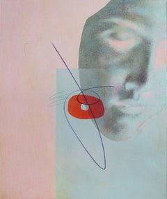 Dot , 60x50cm, acrylic on canvas