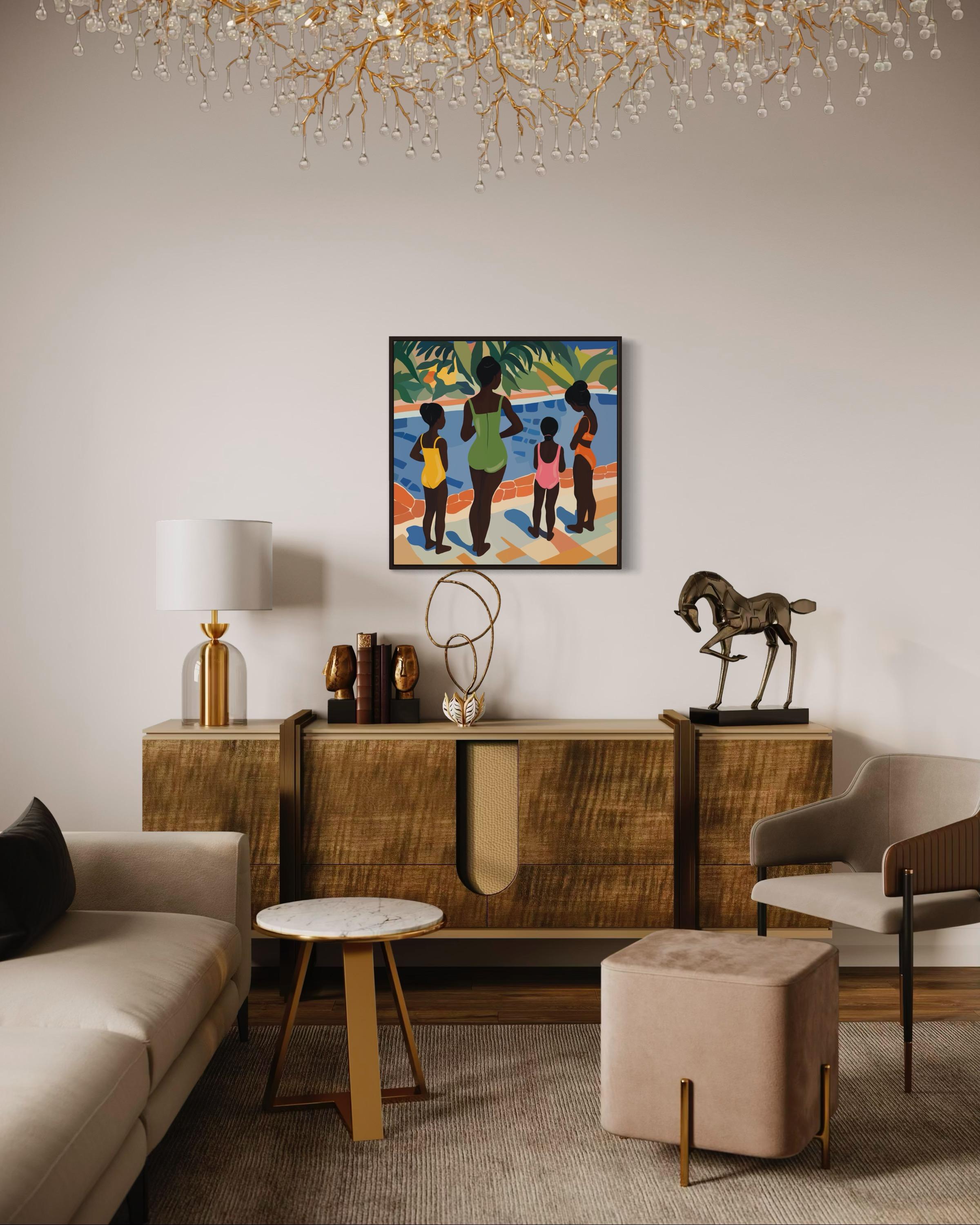 Schwesterhood , 70x70cm, Druck auf Leinwand
Auflage 20 Stück.