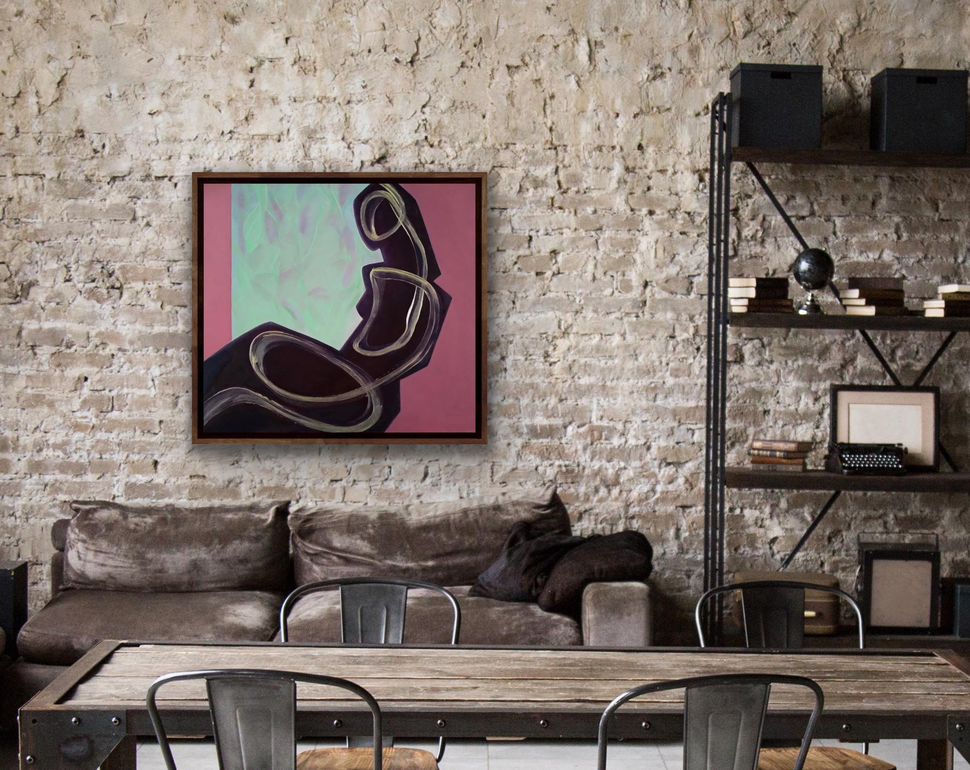 Aislamiento, 60x60cm, acrílico sobre lienzo en venta 3