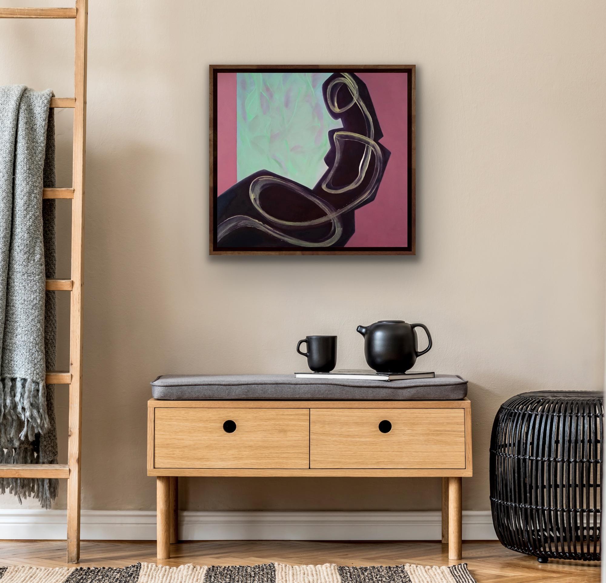 Aislamiento, 60x60cm, acrílico sobre lienzo en venta 4