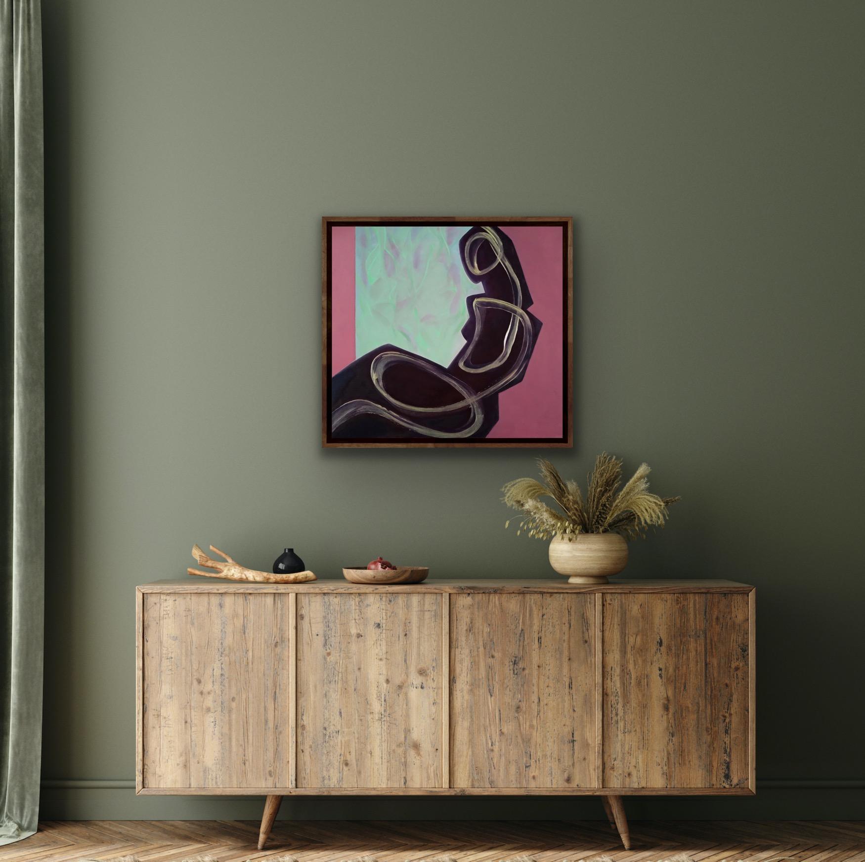 Aislamiento, 60x60cm, acrílico sobre lienzo en venta 5