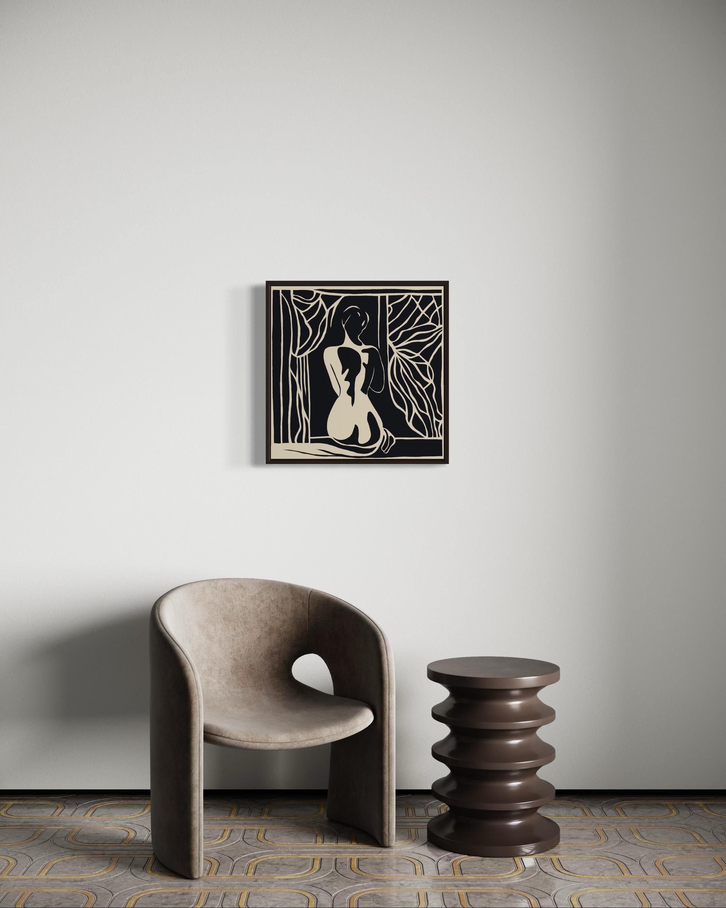 Nudo, 50x50cm, stampa su tela. Edizione 20 pezzi. in vendita 3