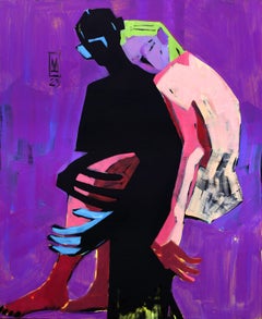 Aguanta la respiración, 110x90cm, óleo sobre lienzo