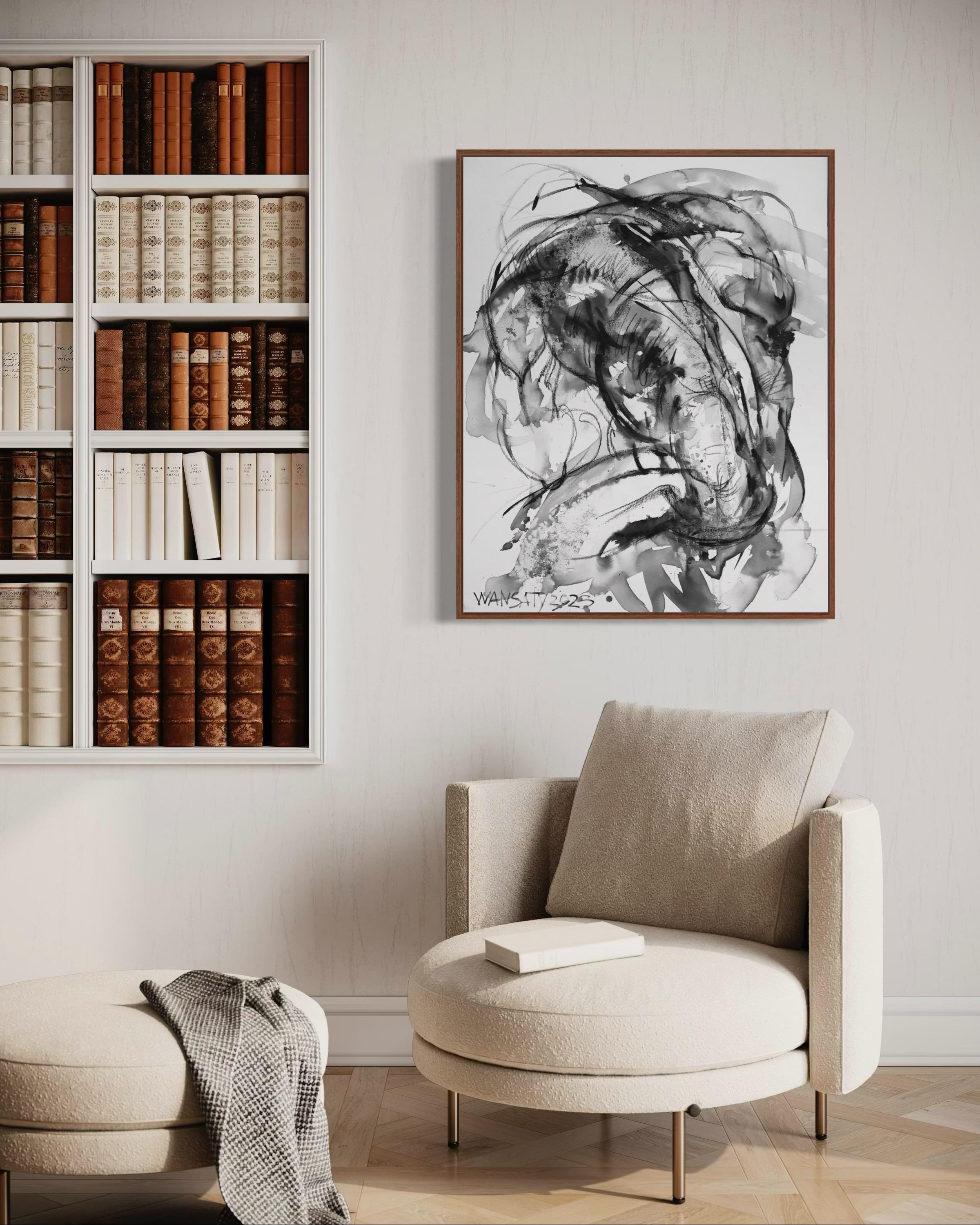 Senza titolo, 100x75 cm, acrilico,  tela