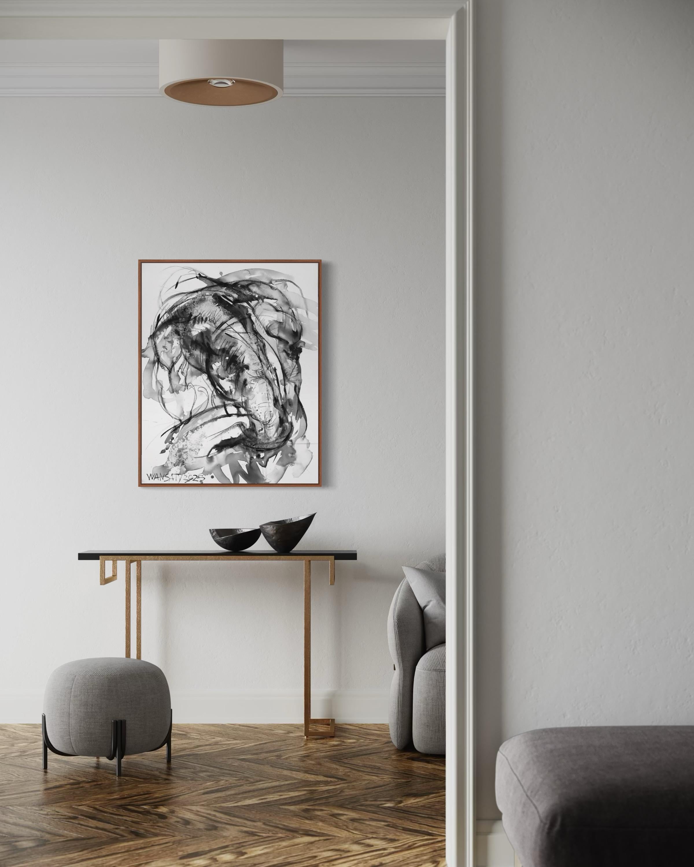 Nudo , 100x75cm, acrilico, tela in vendita 1