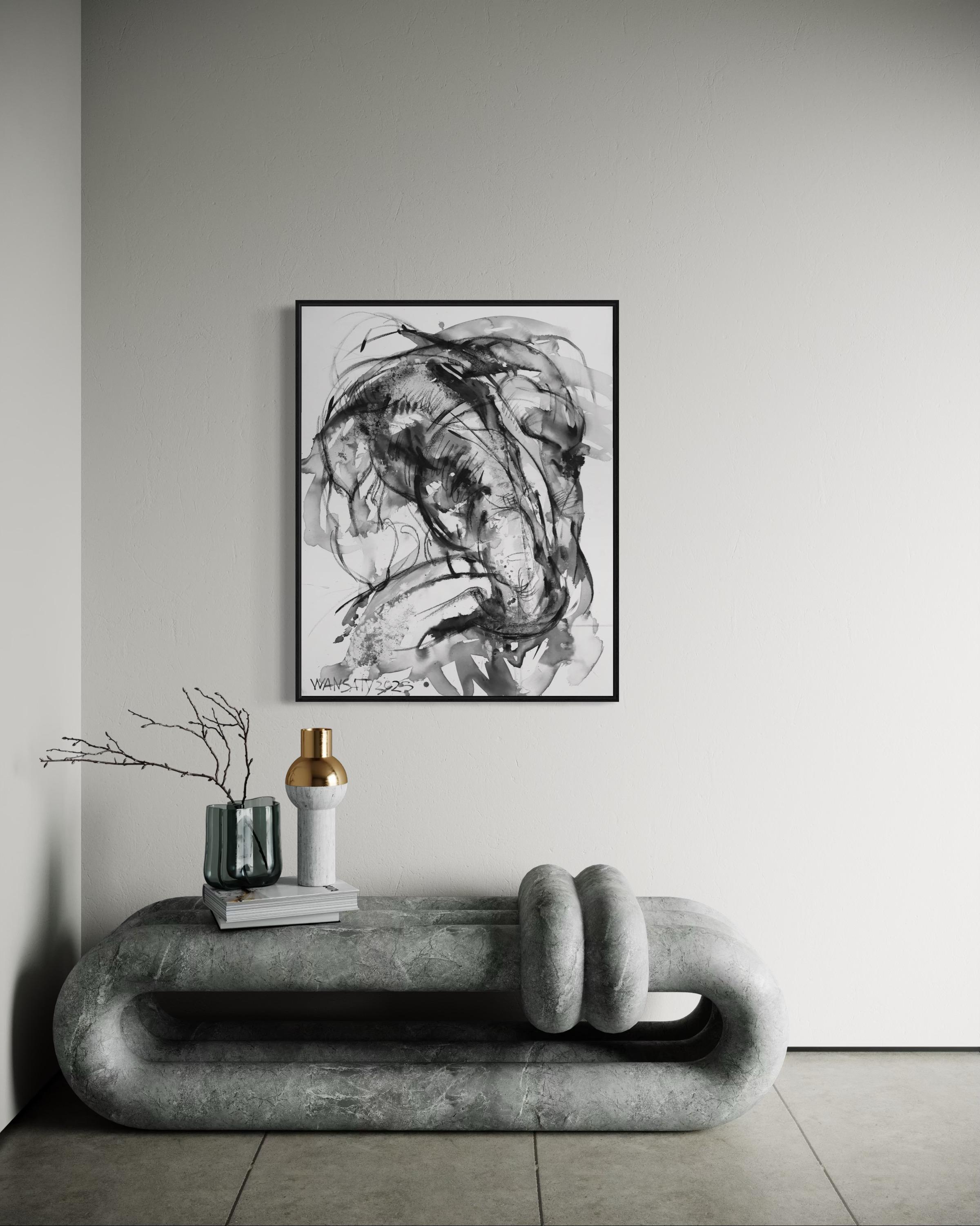 Nudo , 100x75cm, acrilico, tela in vendita 6