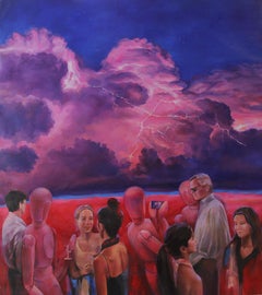 Tuono, 160x180cm, acrilico su tela
