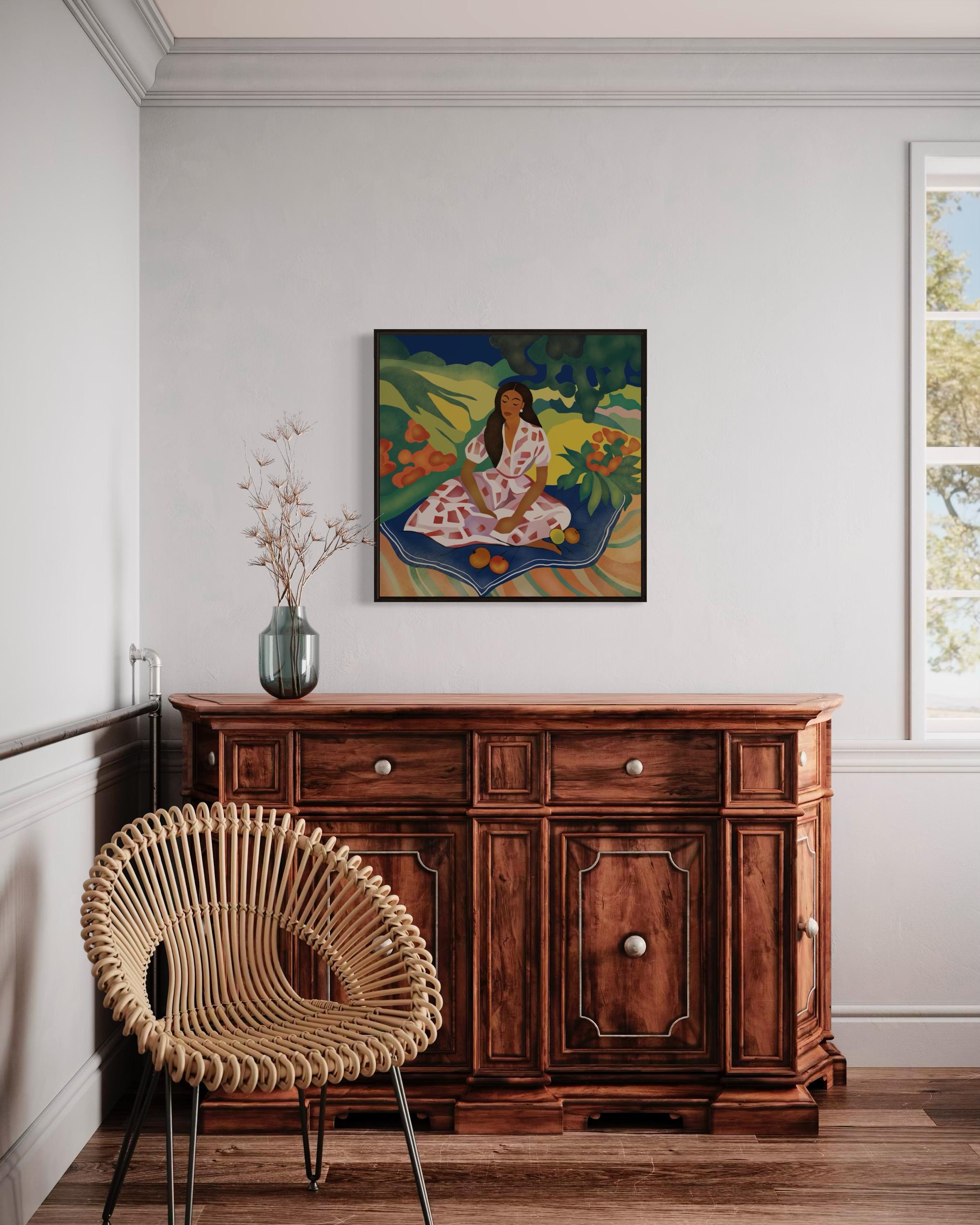 Tiempo de verano , 70x70cm, impresión sobre lienzo.Edición 20 uds. en venta 2